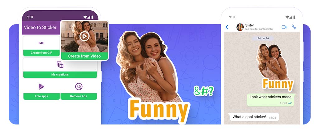 Como criar figurinhas em vídeo
