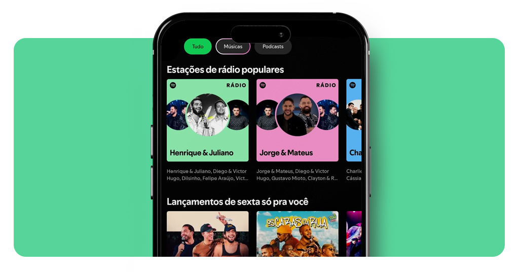 Ouvir música offline