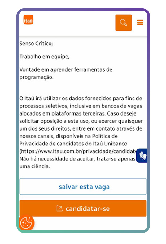 Jovem Aprendiz do Itaú