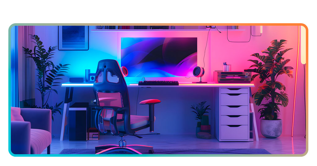 Cozy Gaming Setup