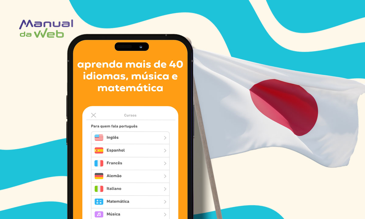 Curso de japonês no Duolingo