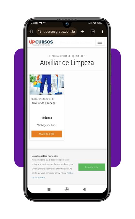 Curso de Auxiliar de Limpeza