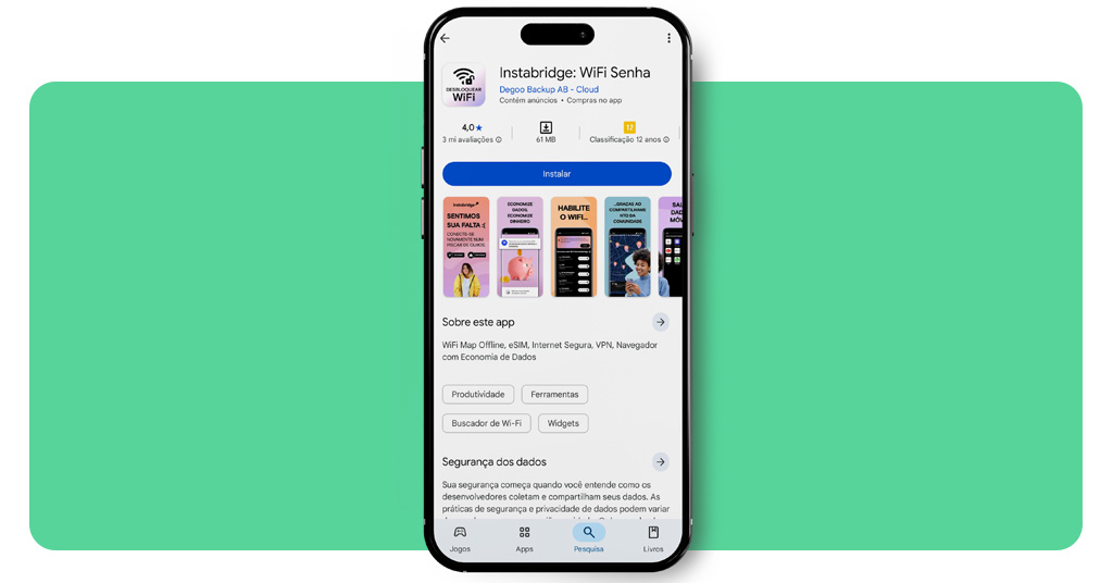 Encontrar Wi-Fi em qualquer lugar