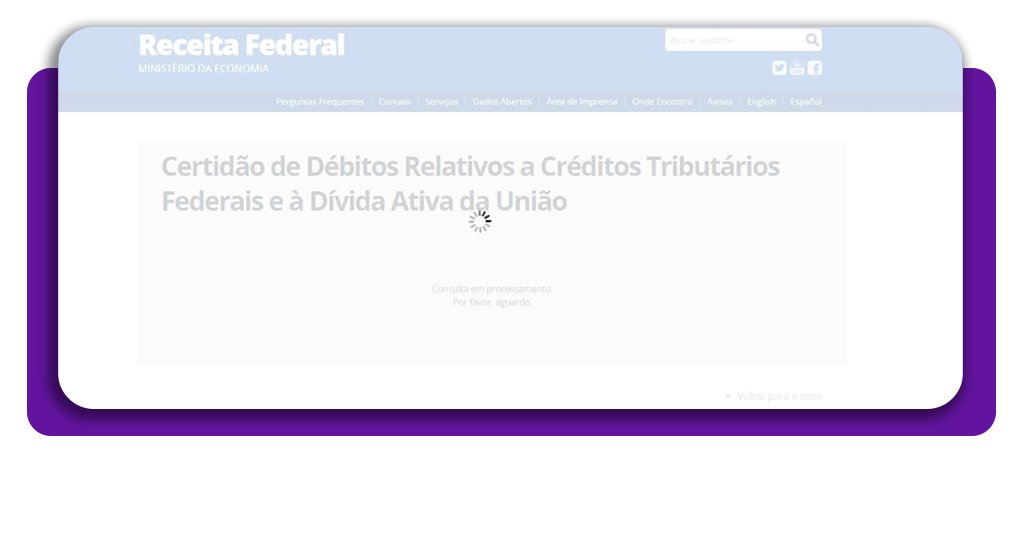 Certidão Negativa de Débito Federal