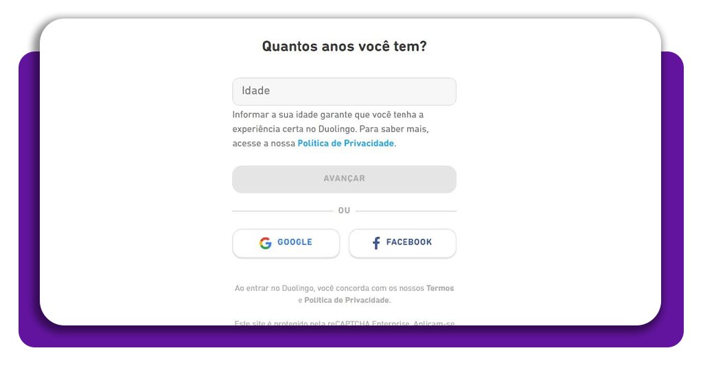 Curso de japonês no Duolingo
