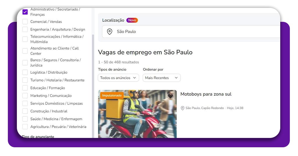 Procurar emprego na OLX