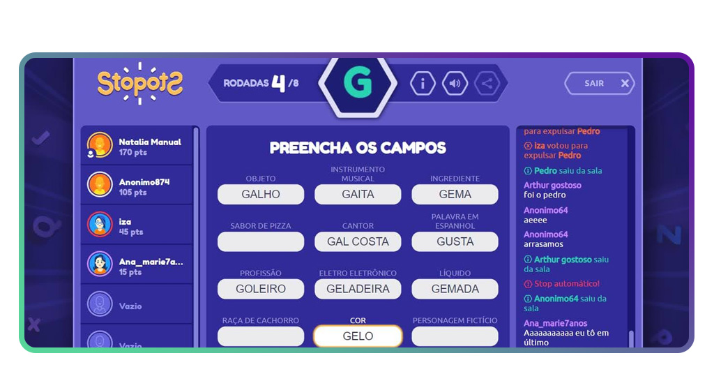 Jogar Stop online