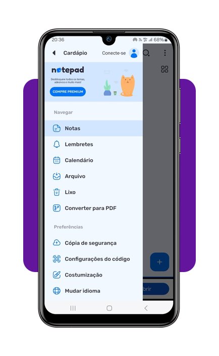Caderno digital de notas