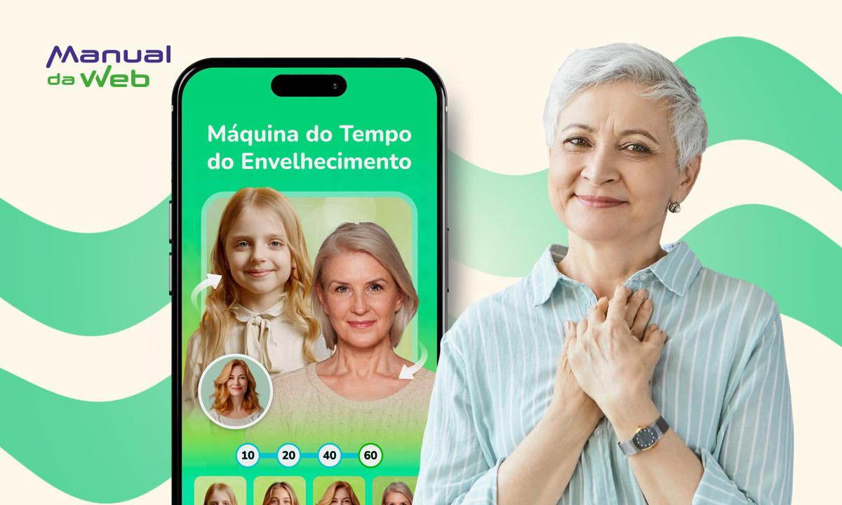 Aplicativo de envelhecimento
