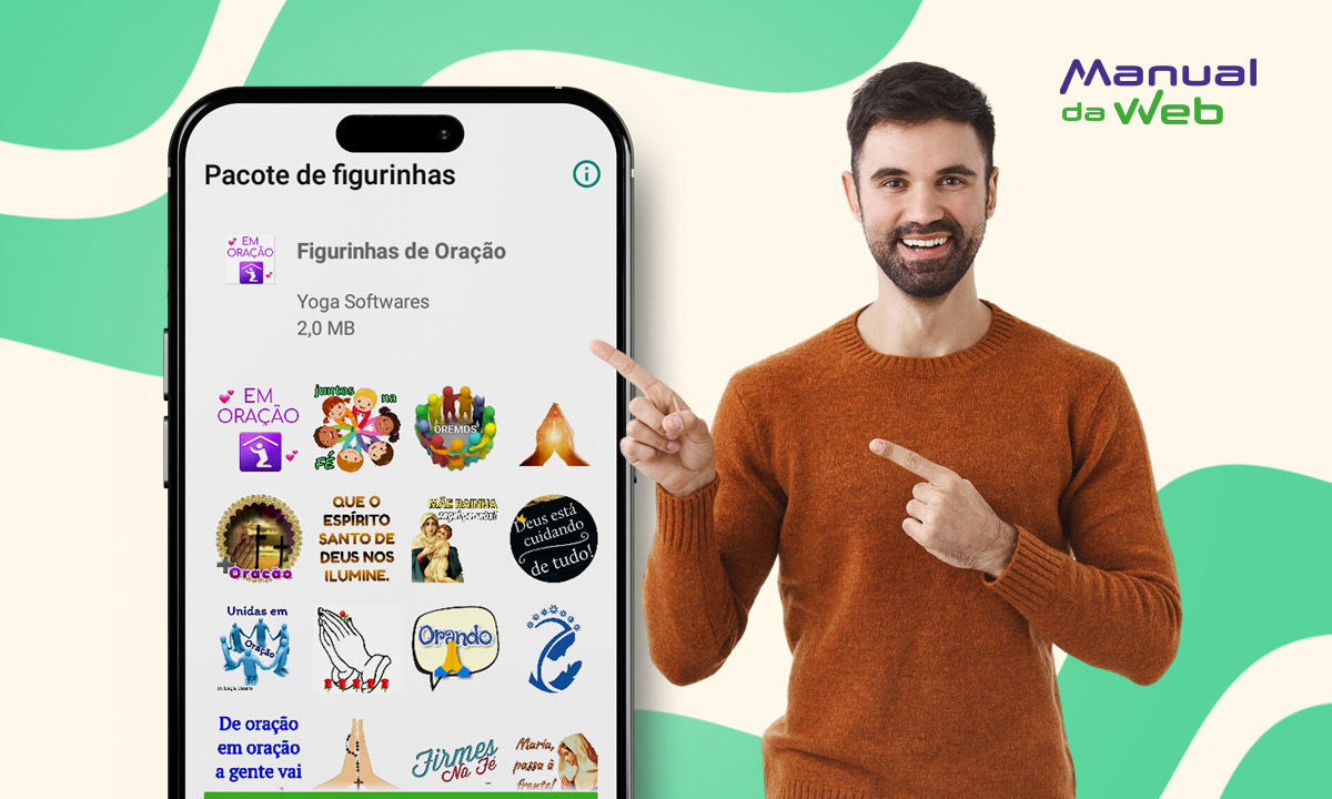 Apps de figurinhas cristãs