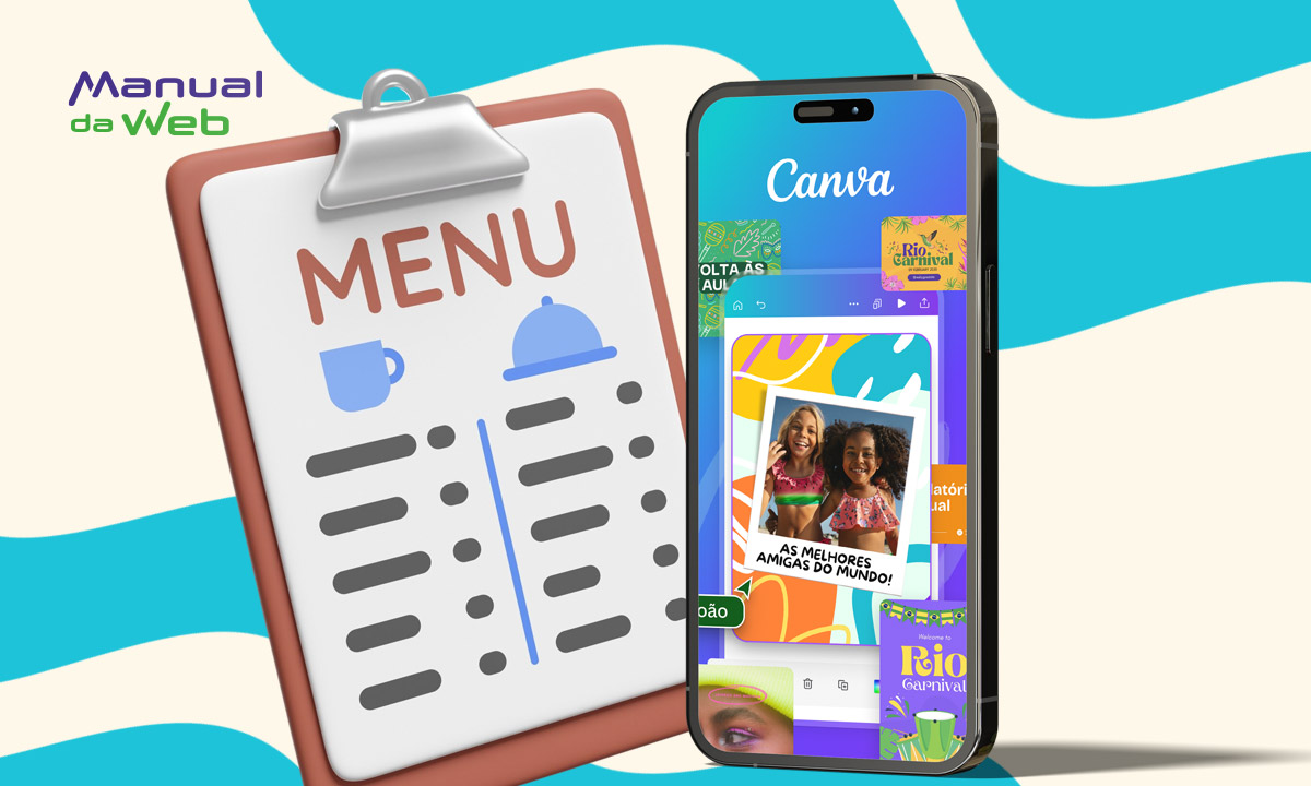 Modelos de cardápio para editar