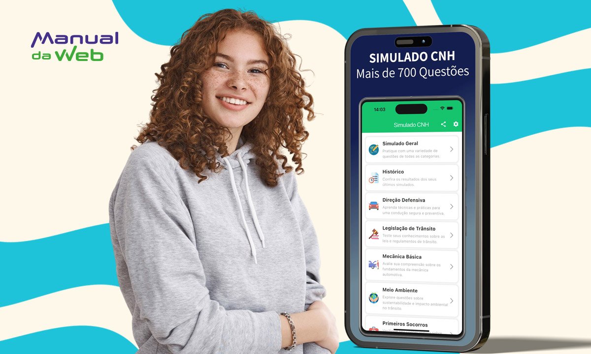 Simulado da CNH 2025 grátis