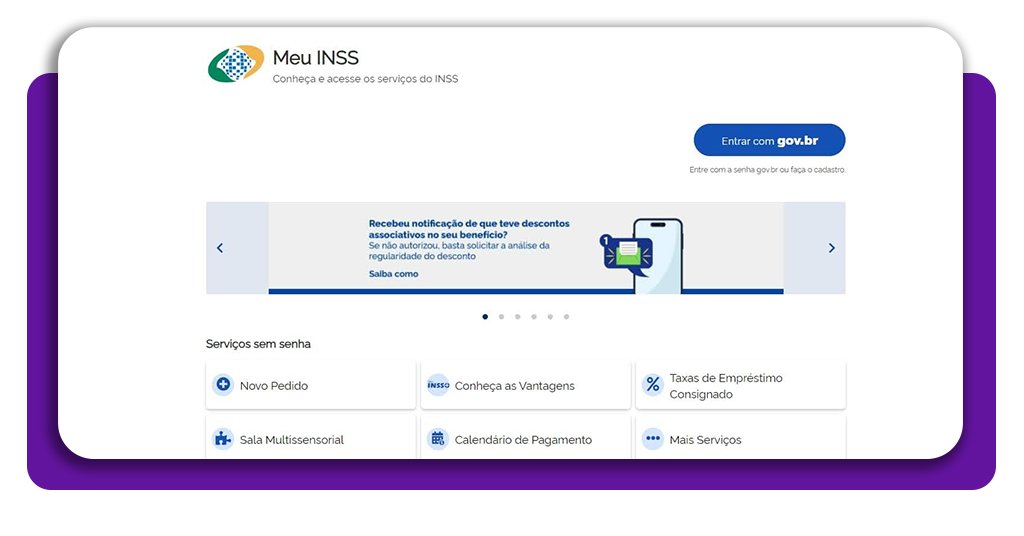 Consultar pagamentos do INSS