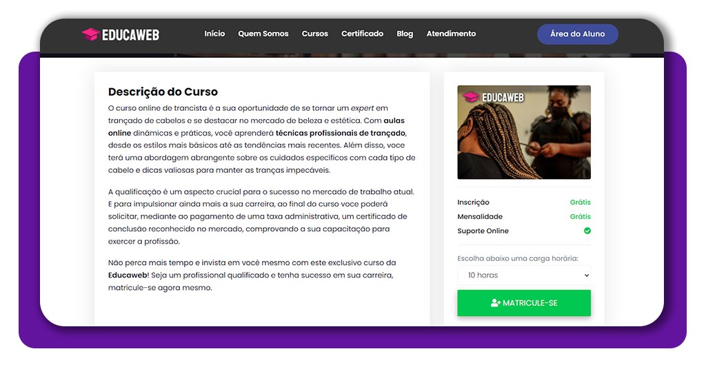 Curso de trancista online gratuito: veja como se inscrever 1 Curso de trancista online gratuito