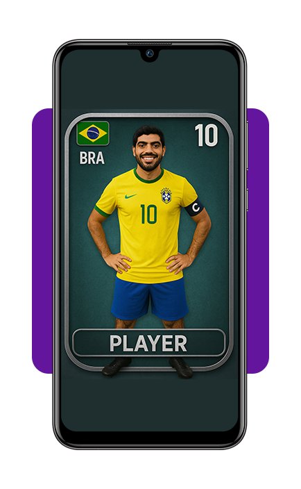 Jogador de futebol com a IA