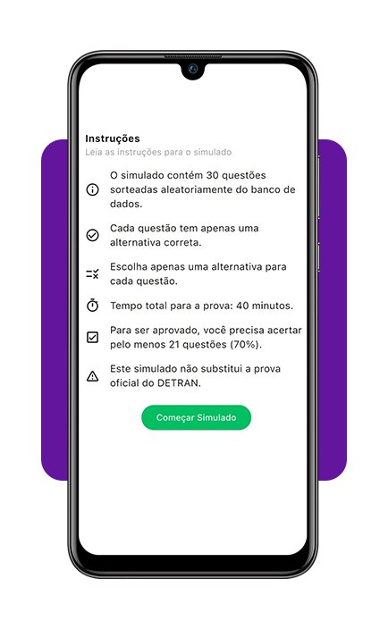 Simulado da CNH 2025 grátis