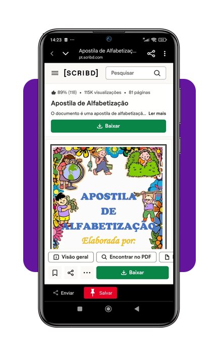 Apostila de alfabetização para adultos