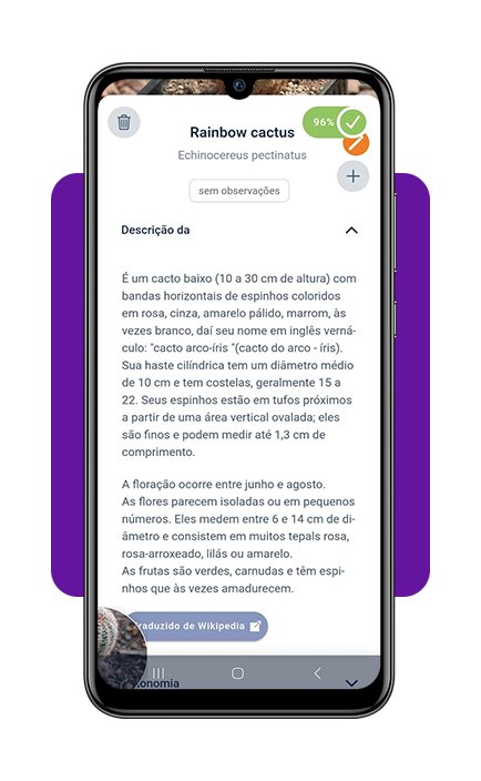 Identifique plantas com a câmera