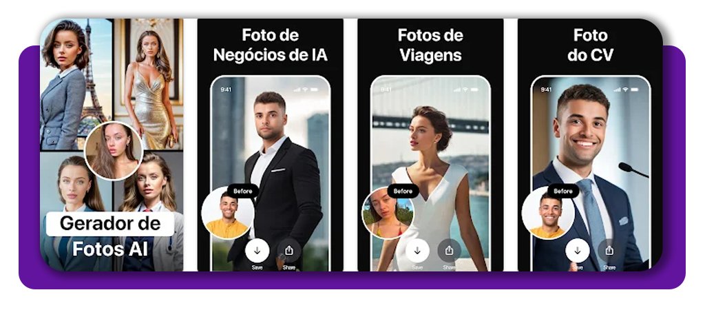 Gerador de fotos profissionais