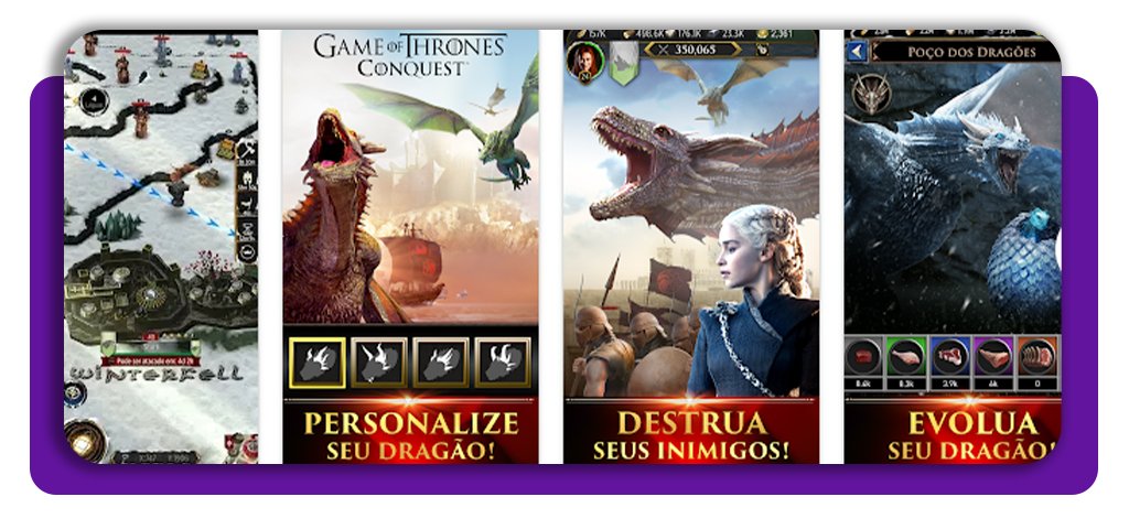 Aplicativo para jogar Game of Thrones no celular (jogo oficial) 3 Jogar Game of Thrones no celular
