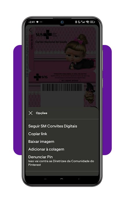 Baixe grátis um lindo cartão do SUS personalizado para seu filho 4 Cartão do SUS personalizado