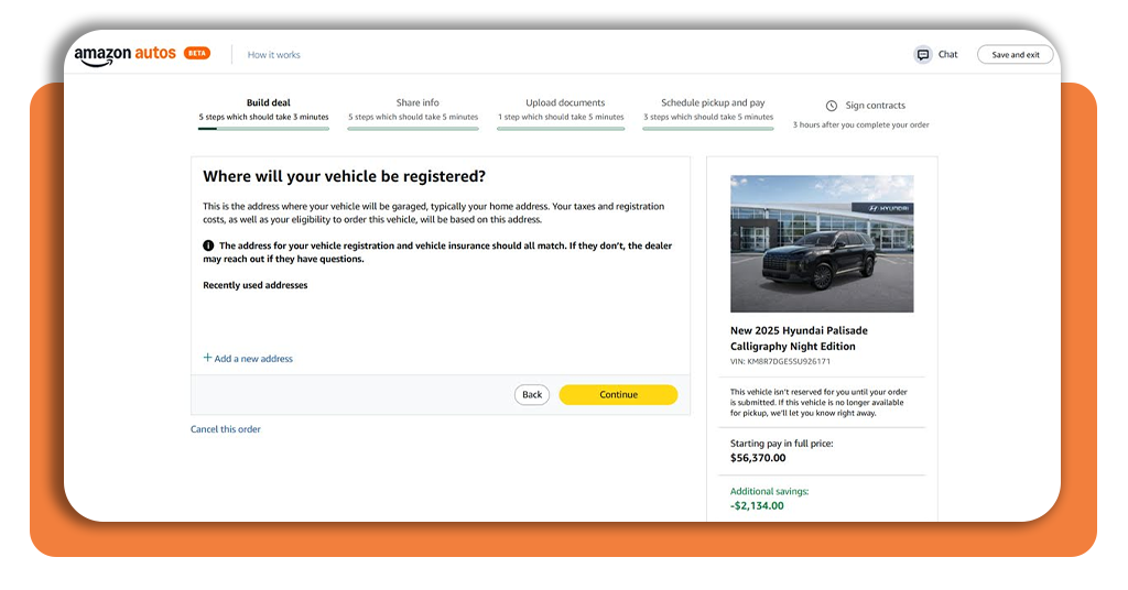 Buy Cars on Amazon