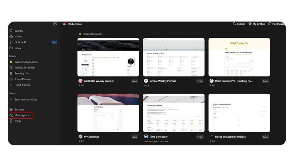Notion Templates