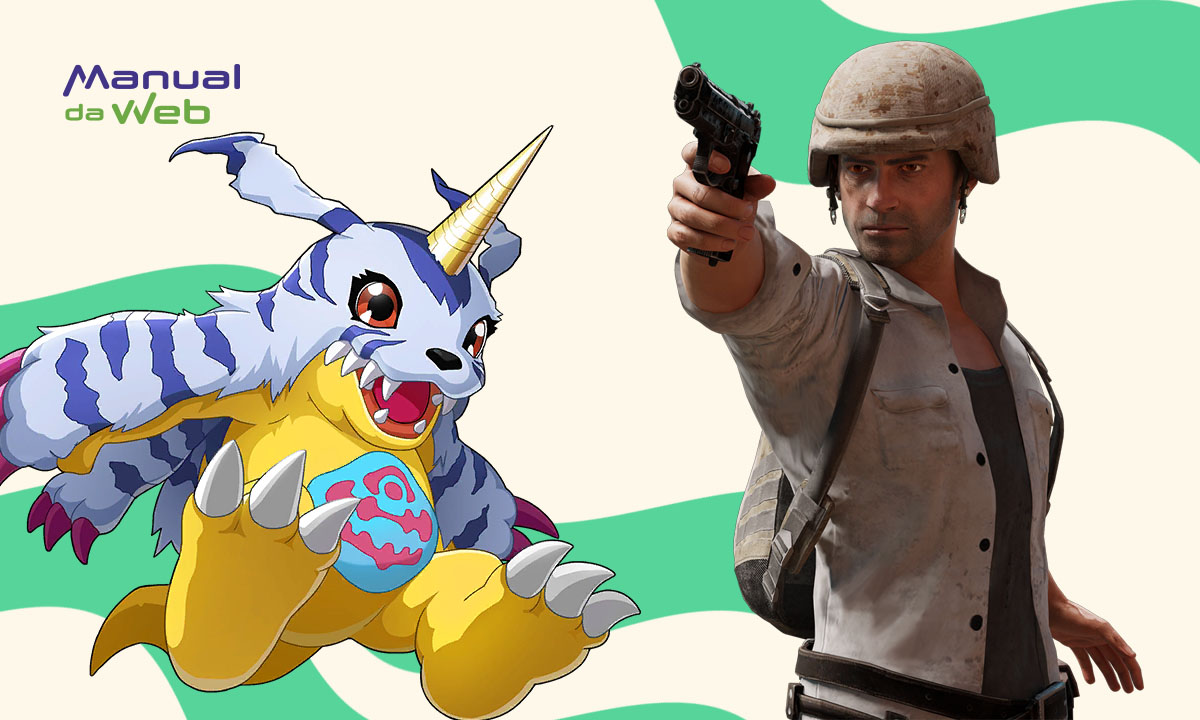 Parceria Free Fire e Digimon