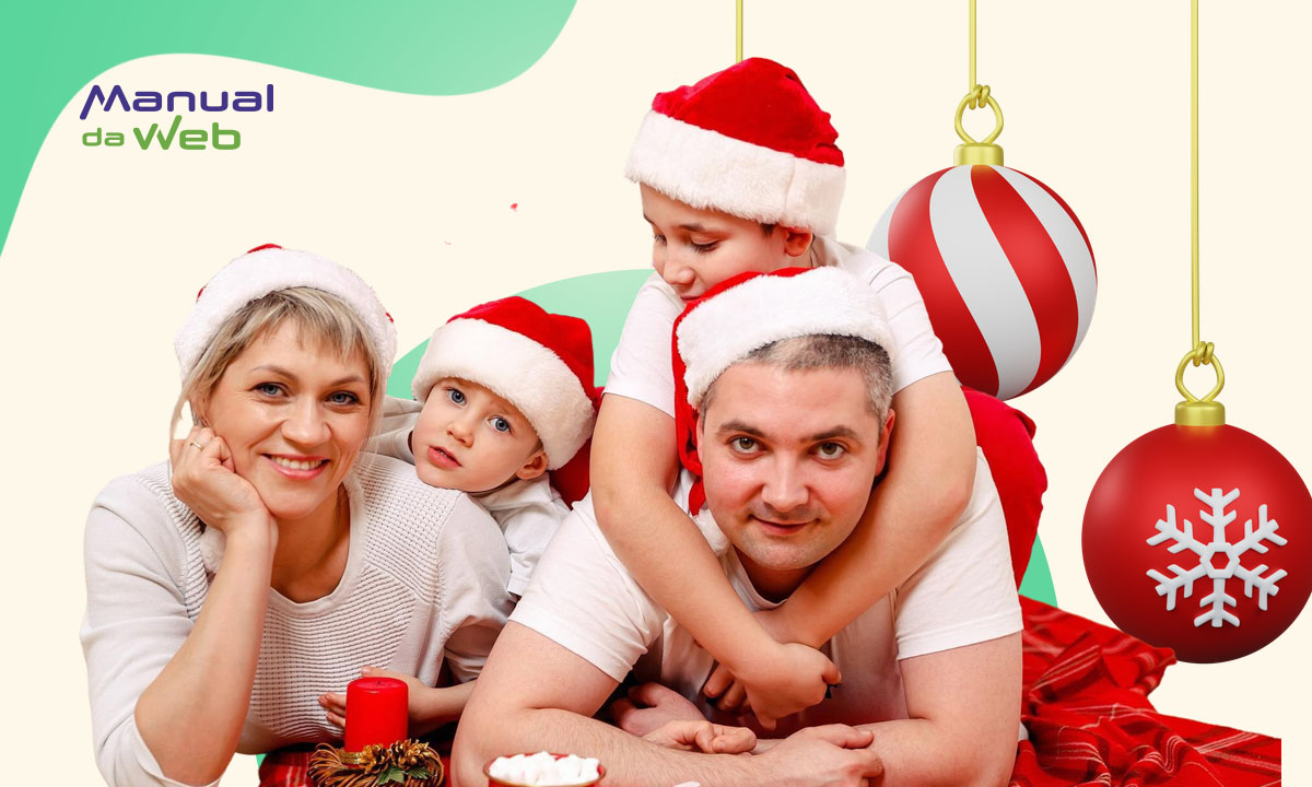 Ensaio de Natal em família