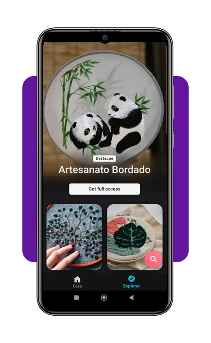 Bordado com miçangas