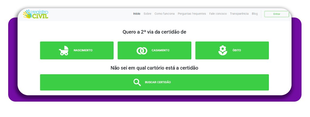 Emitir a segunda via da certidão de óbito