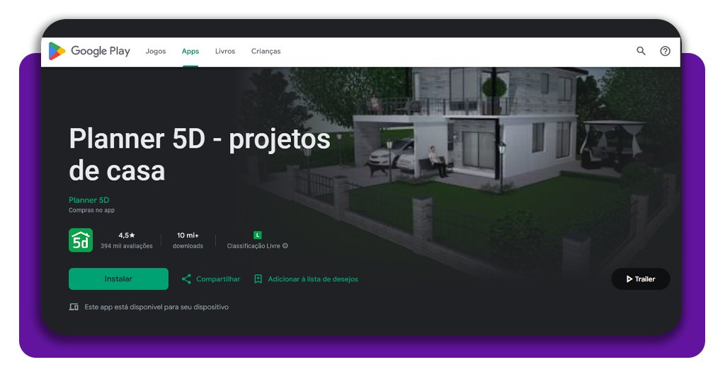 App para projetar casa