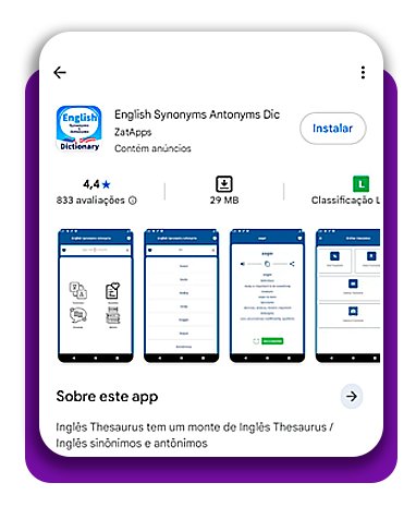 Sinônimos e antônimos em inglês