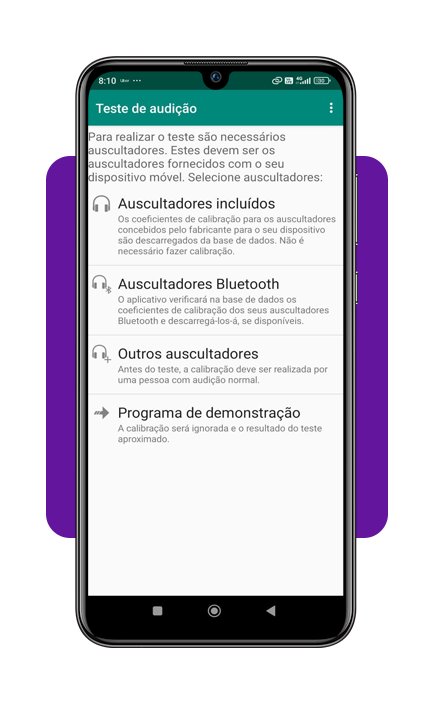 Teste auditivo