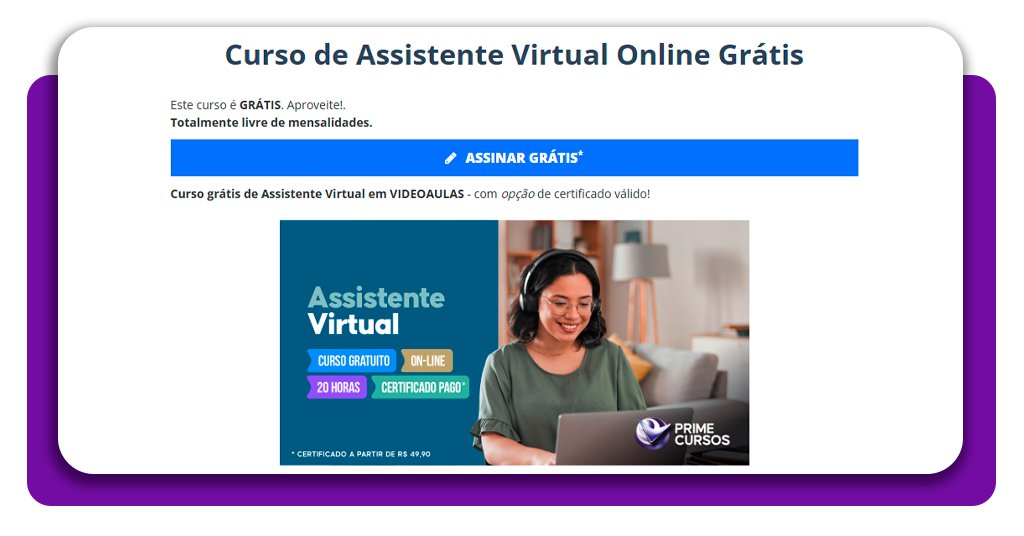Curso de assistente virtual