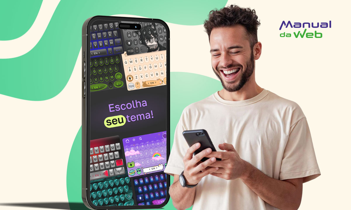 Mudar o tema do teclado do celular