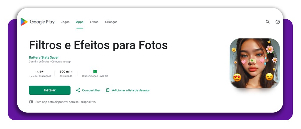 Filtros e efeitos para fotos