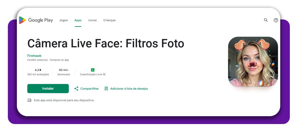 Filtros divertidos para fotos infantis