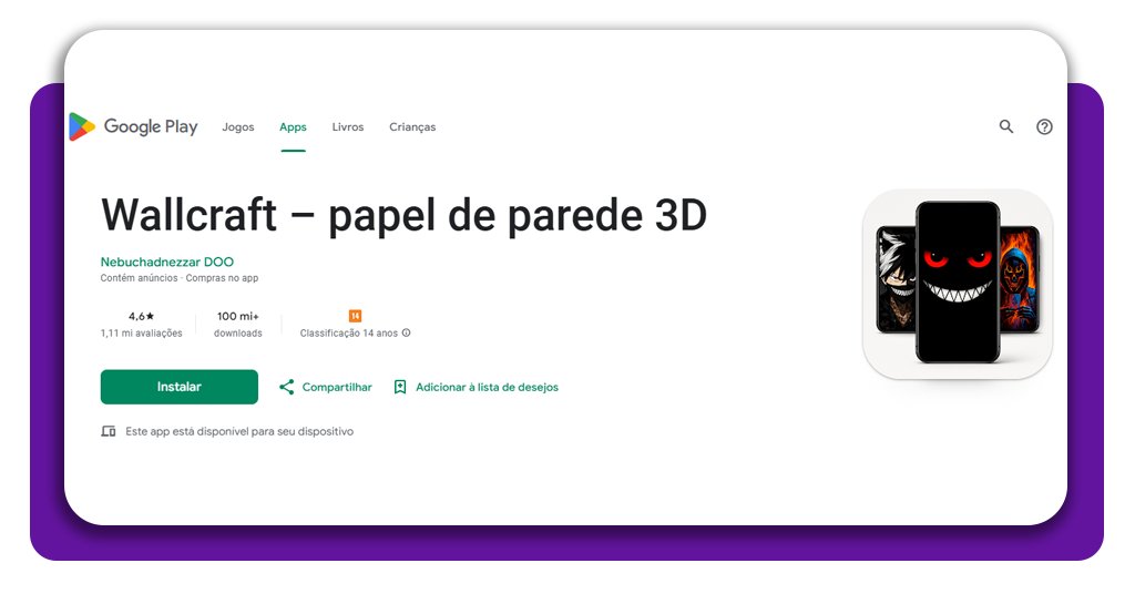 Papel de parede 3D grátis: baixe agora no seu celular Android 2 Papel de parede 3D grátis