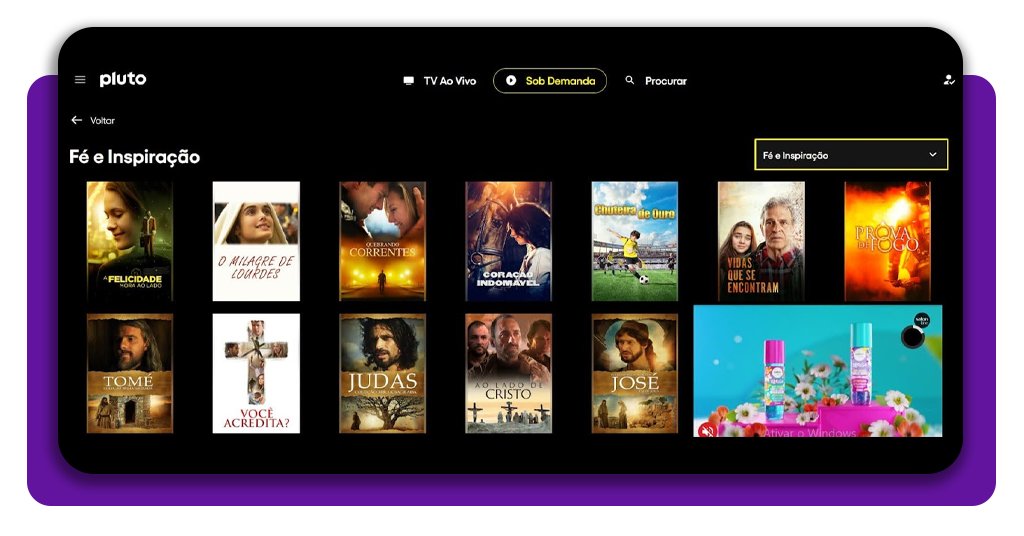 Aplicativo para assistir filmes cristãos