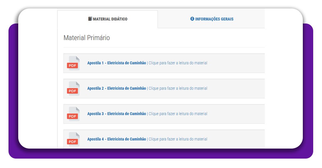 Curso gratuito de eletricista de caminhão