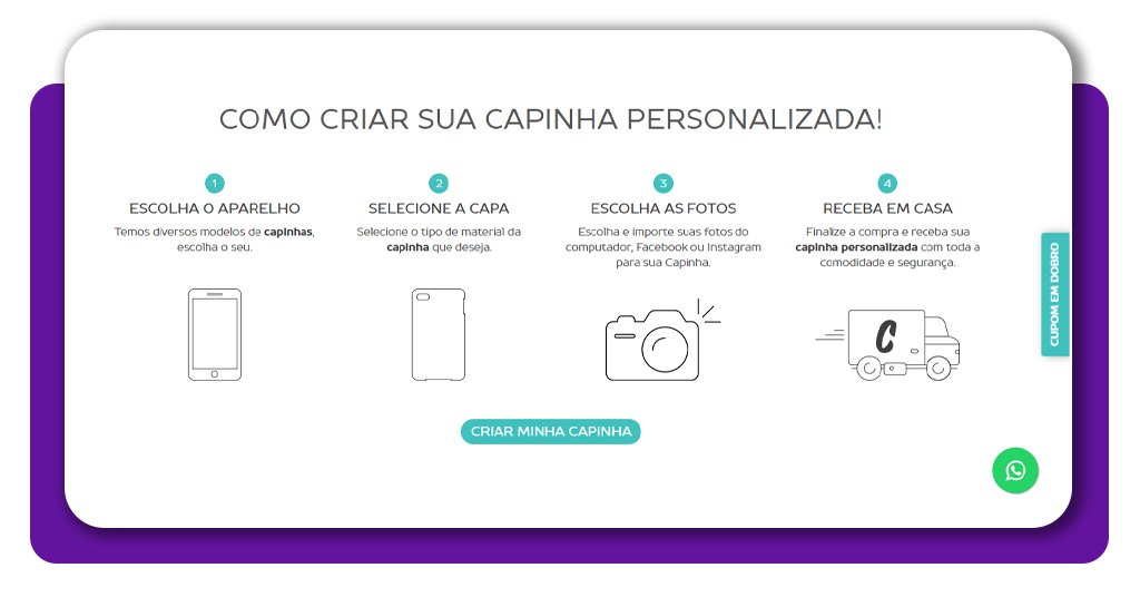 Capinha de celular personalizada