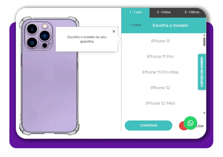 Capinha de celular personalizada