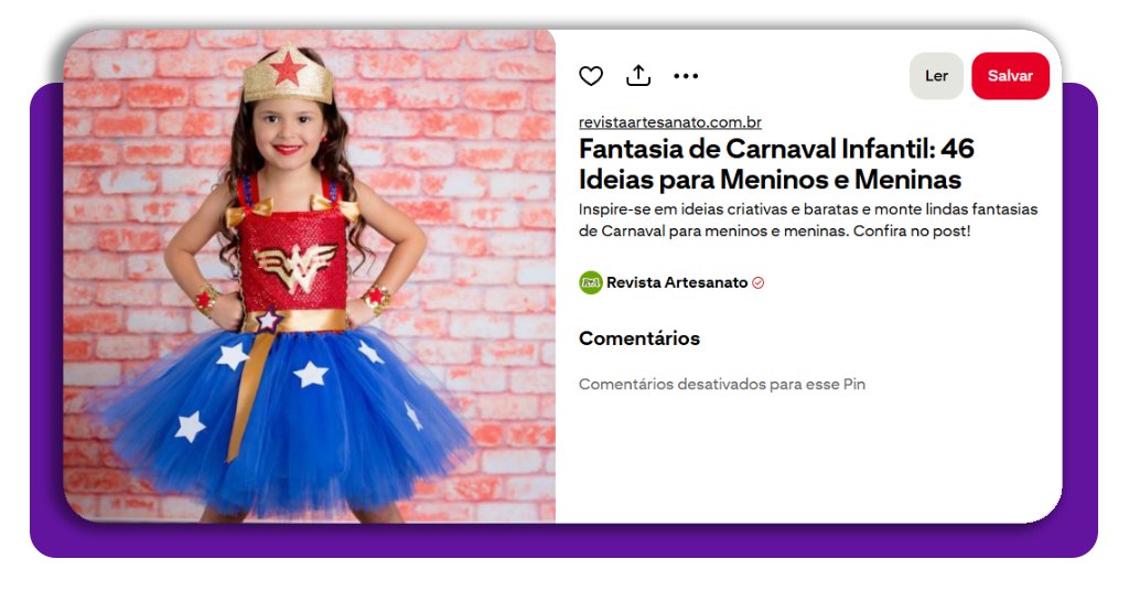 Ideias criativas de fantasias de Carnaval para crianças