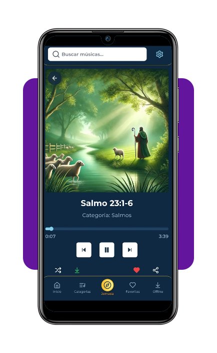 App para escutar a Bíblia em louvor (versículos da Bíblia em músicas) 2 Bíblia em louvor