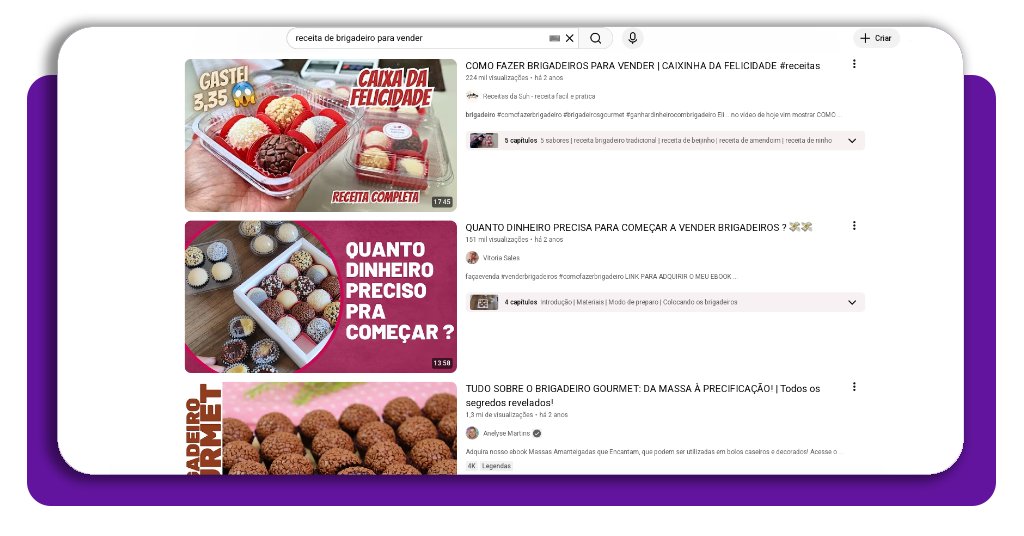 Aprender a fazer docinhos em casa