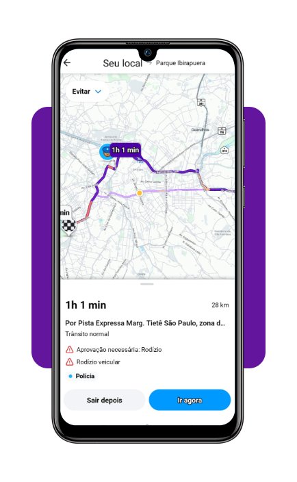 Ruas para dirigir com menos trânsito