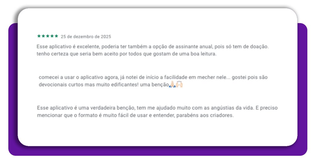 Bíbliaon Devocional Diário — fortaleça sua fé em Deus com esse app 5 Devocional diário
