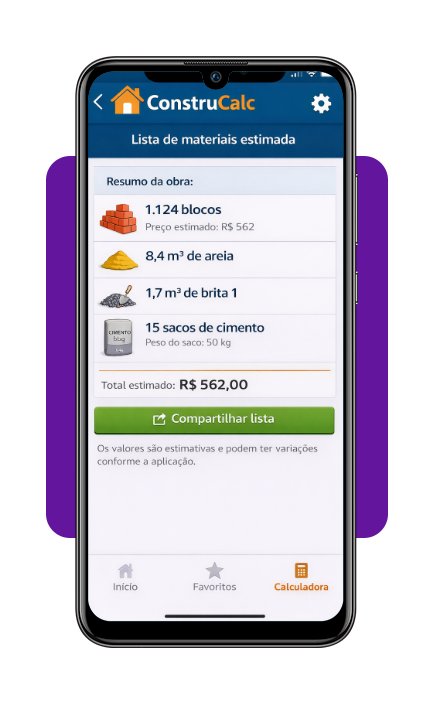 Calcular materiais para fazer obra