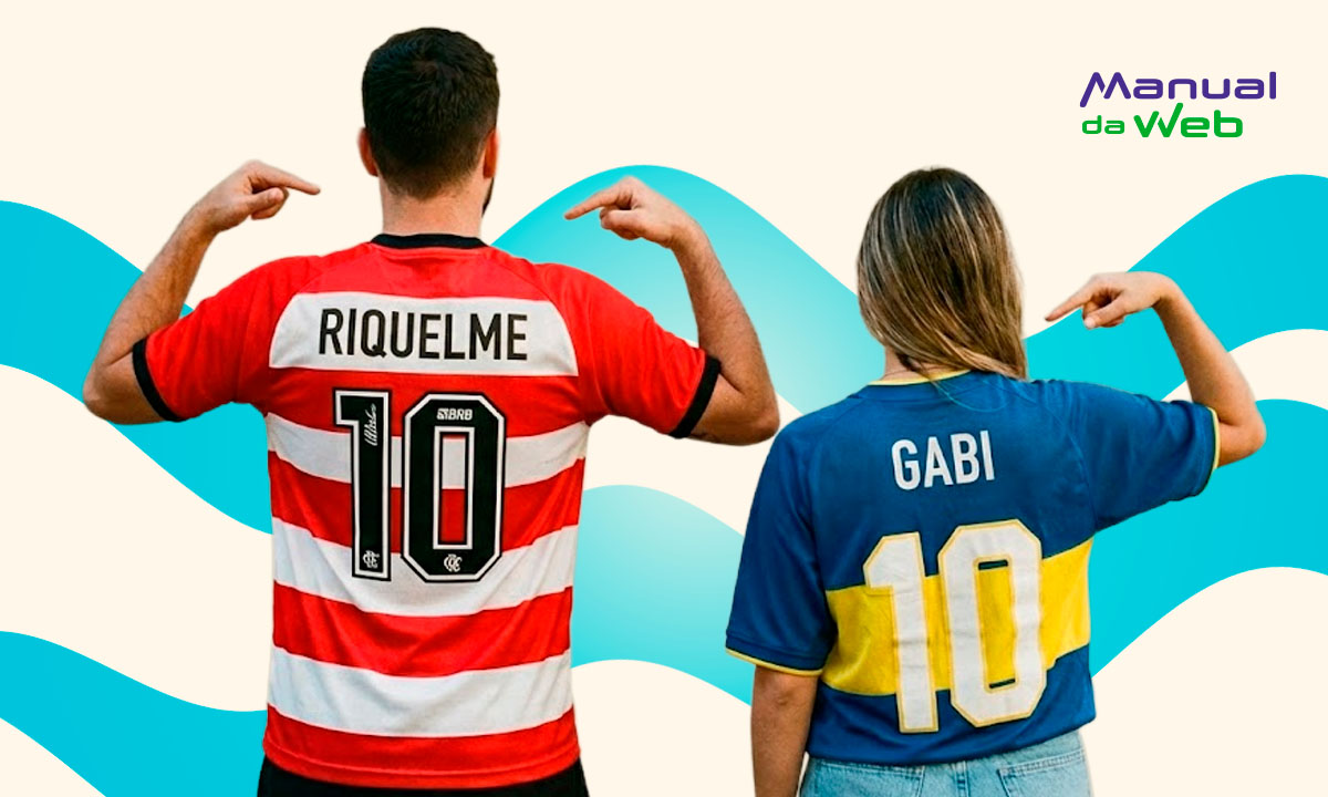 Camisas de times com o seu nome